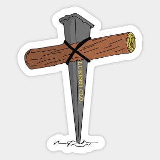 The Cross Sticker